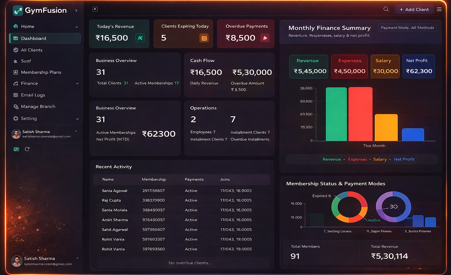 Tailark hero section